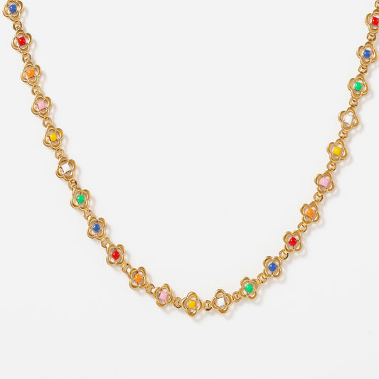Mini collar de flores