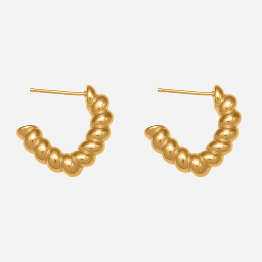 Pendientes de acero inoxidable Twine of Grace