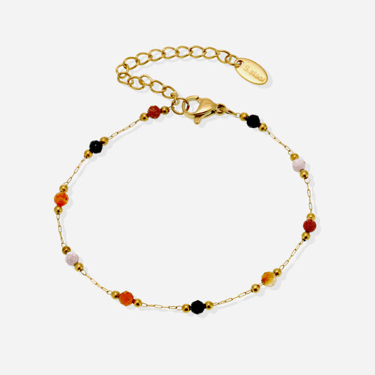Pulsera de cuentas Nature Palette: colorida, impermeable, estilo bohemio 