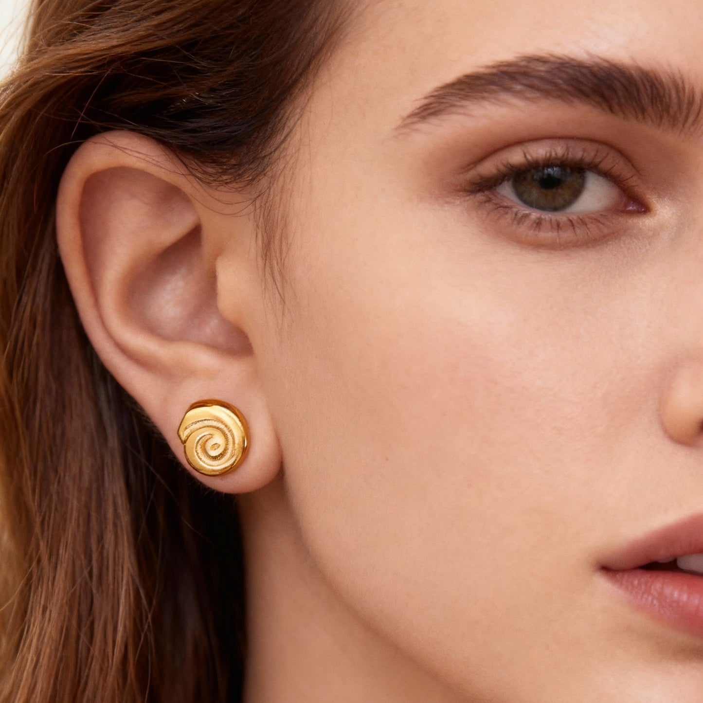 Pendientes de acero inoxidable Be Still