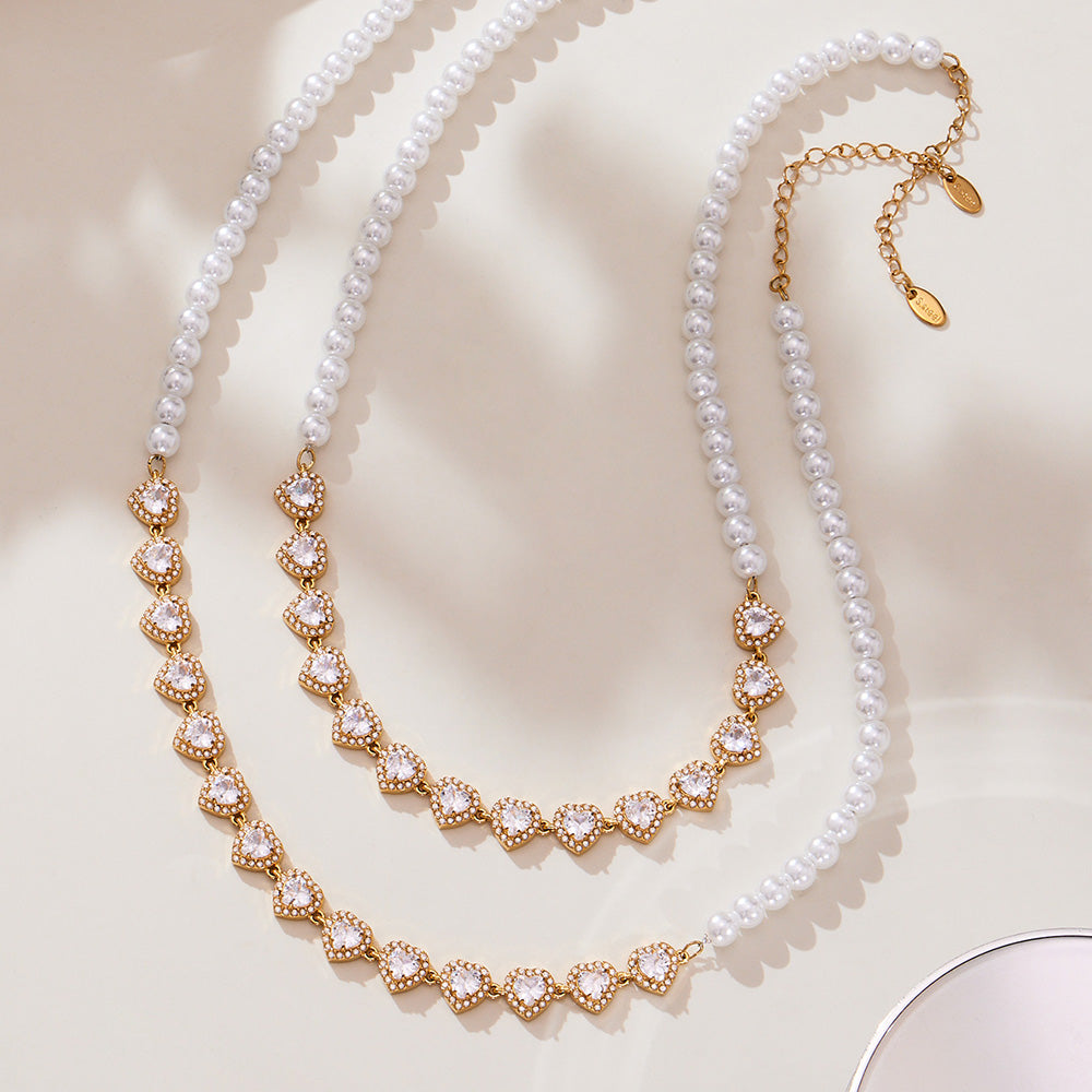 Collar Corona de Corazones