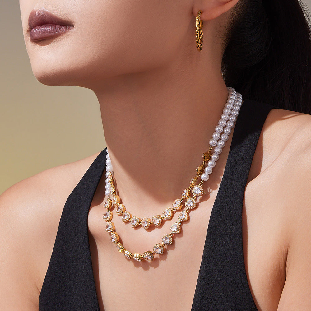 Collar Corona de Corazones