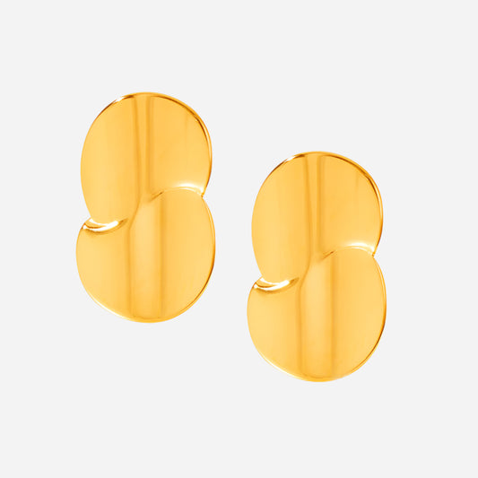 Pendientes de doble capa con gotas de agua