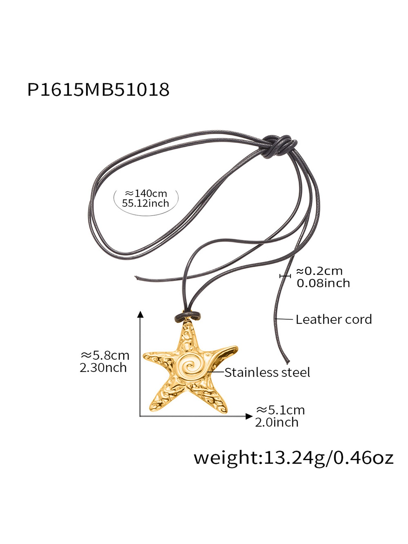 Collar de estrella del océano