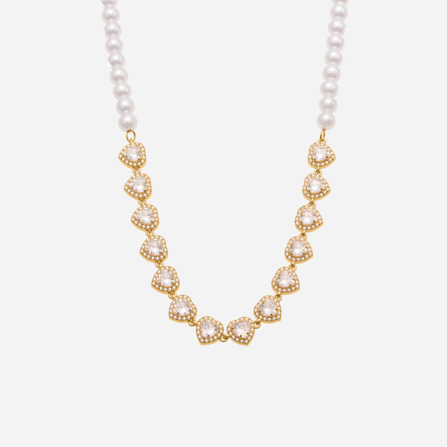 Collar Corona de Corazones