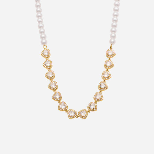 Collar Corona de Corazones