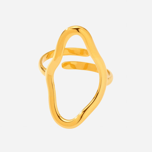 Anillos de líneas irregulares