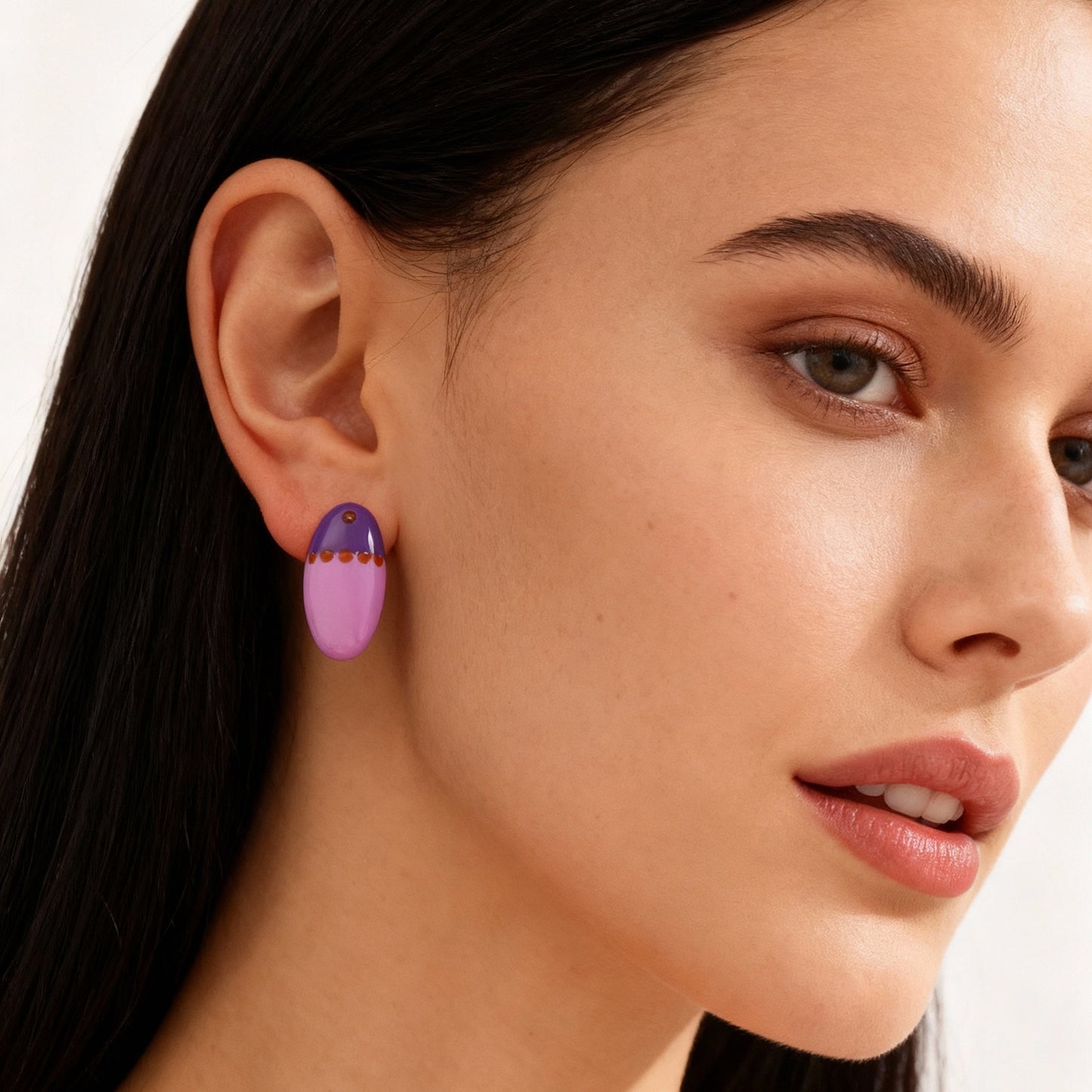 Weight Glazed Dopamine Earrings