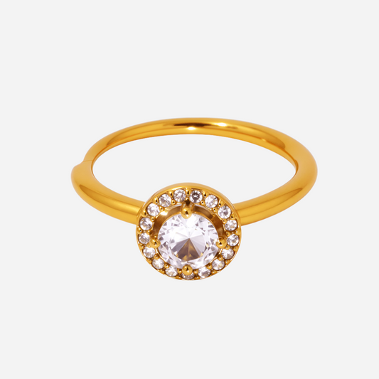 Anillo abierto ajustable Lunar Arc