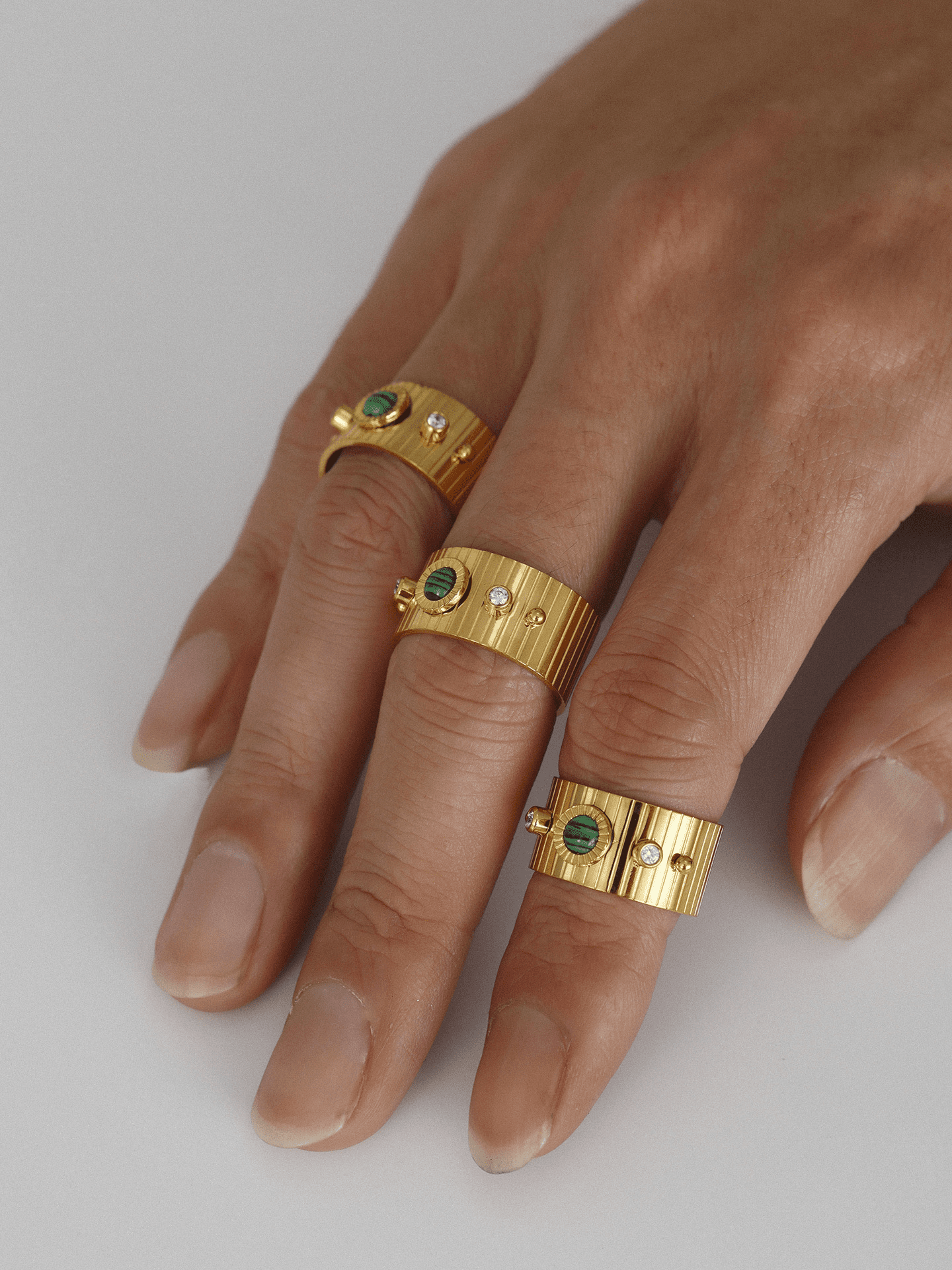 Anillo abierto Eclipse Bold