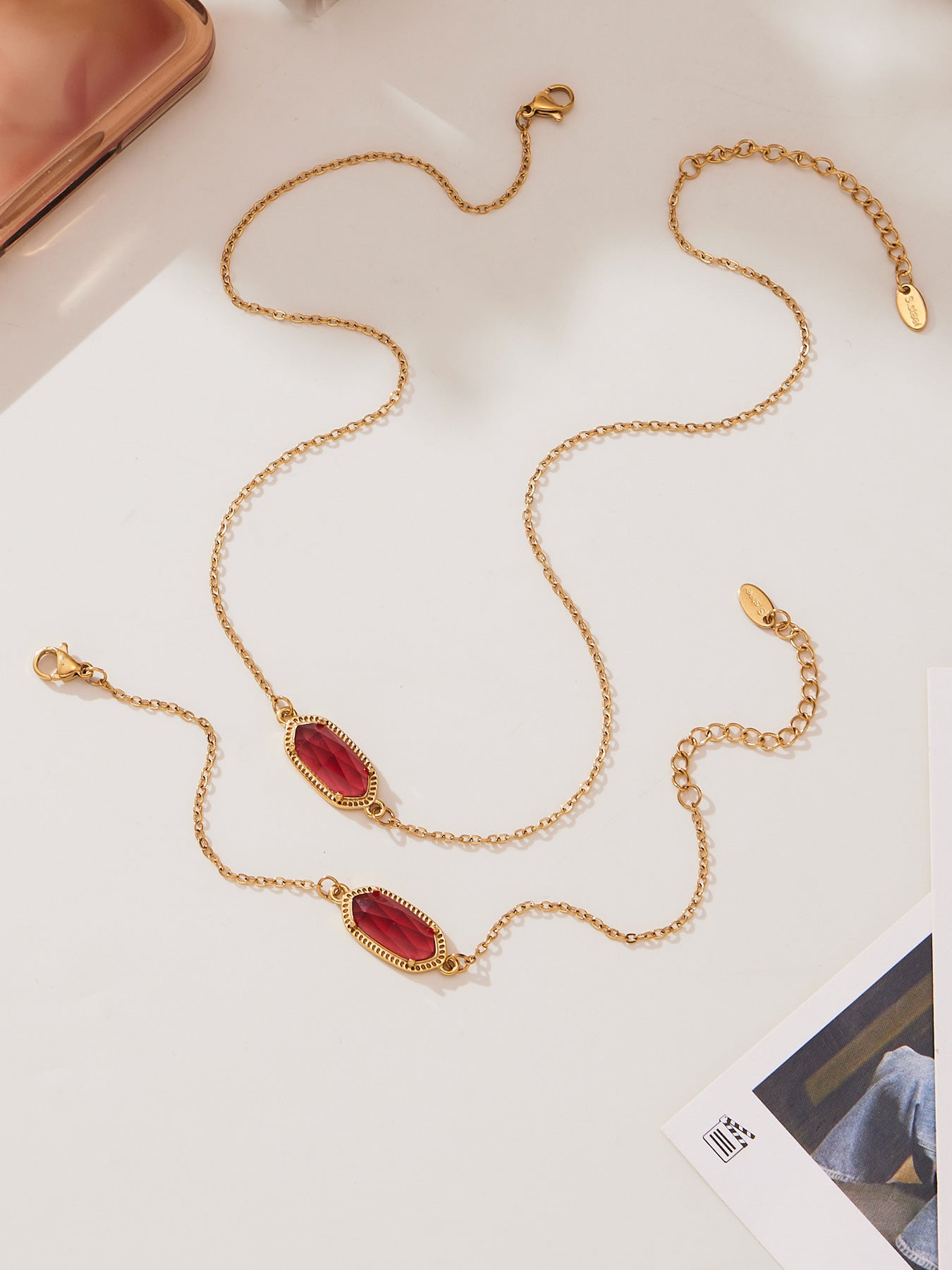 For The Unique Her Natural Crystal ClawSet Necklace (Unique)